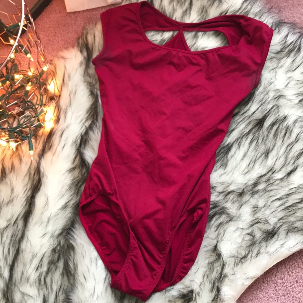 BLOCH Mirella leotard with back cut outs S